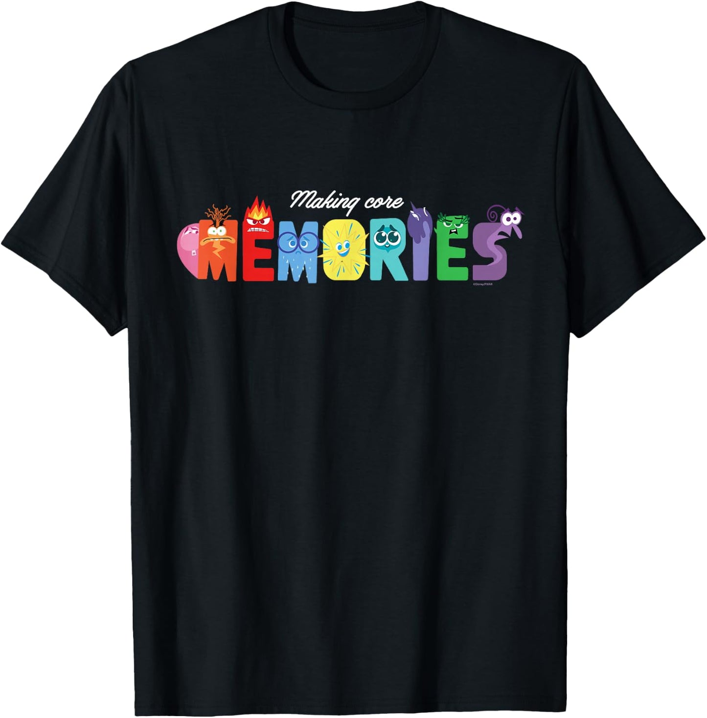 Disney and Pixar’s Inside Out 2 Making Core Memories Trip T-Shirt - T-Shirt | Black