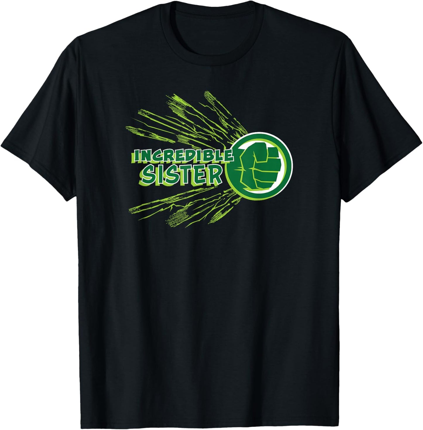 Marvel Hulk Incredible Sister Family Trip Vacation Birthday T-Shirt - T-Shirt | Black