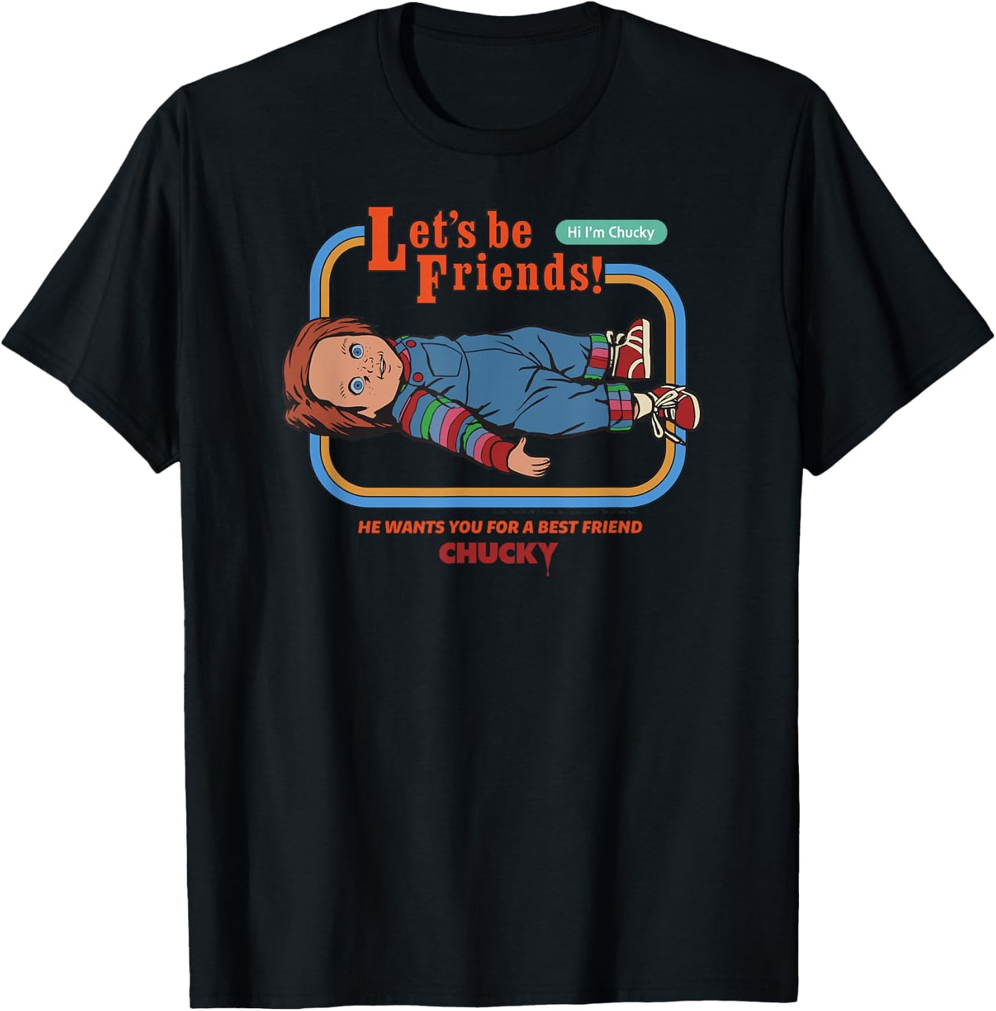 Chucky Wants You For a Best Friend T-Shirt - T-Shirt | Black