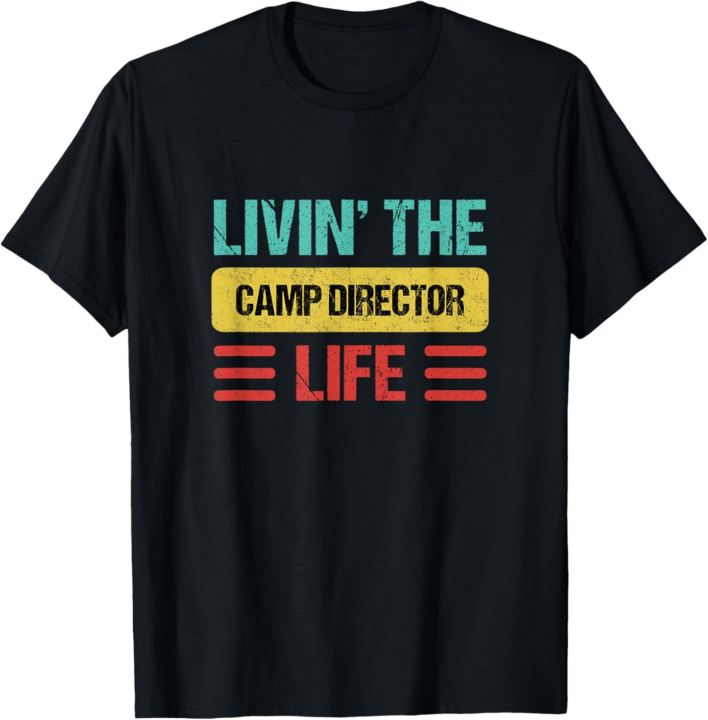Camp Director T-Shirt - T-Shirt | Black