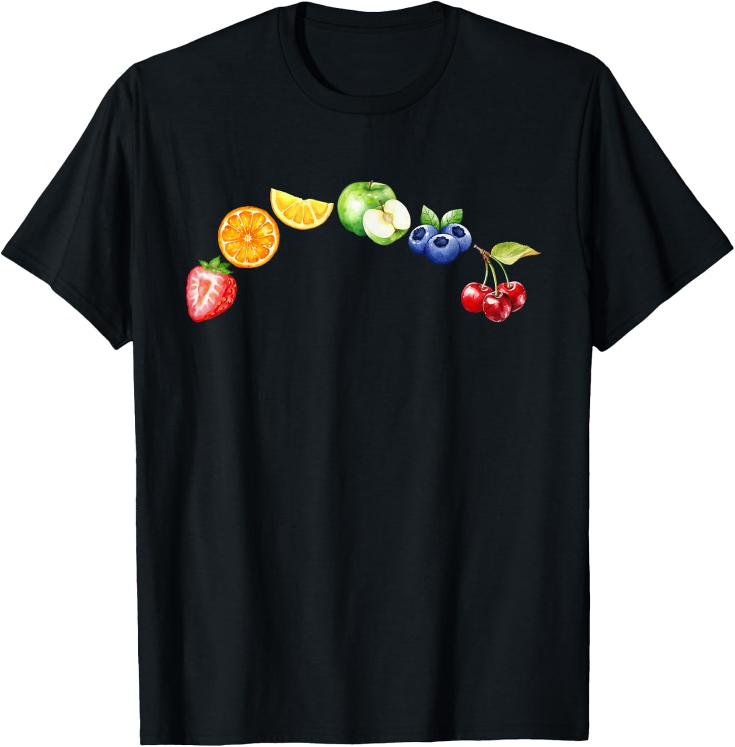 Fruity Y2K Lesbian Subtle Bisexual Pride Month T-Shirt - T-Shirt | Black