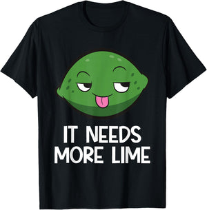 It Needs More Lime T-Shirt - T-Shirt | Black