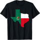 Tejano Tex-Mex Mexican Flag Chido State Texas Tejas Charro T-Shirt - T-Shirt | Black