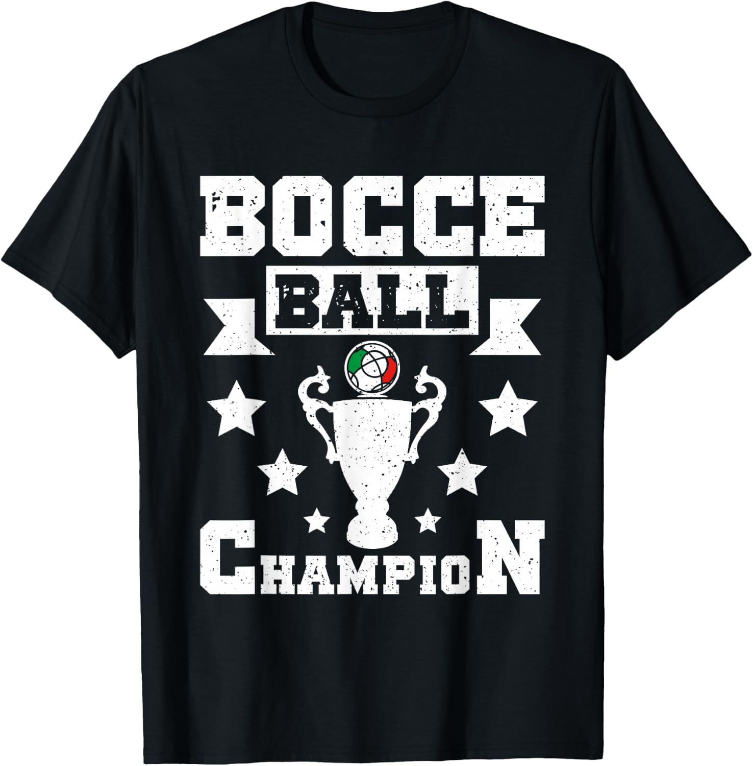 Bocce Ball Champion T-Shirt - T-Shirt | Black