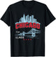 The Windy City | Vintage Chicago Illinois est. 1833 T-Shirt - T-Shirt | Black