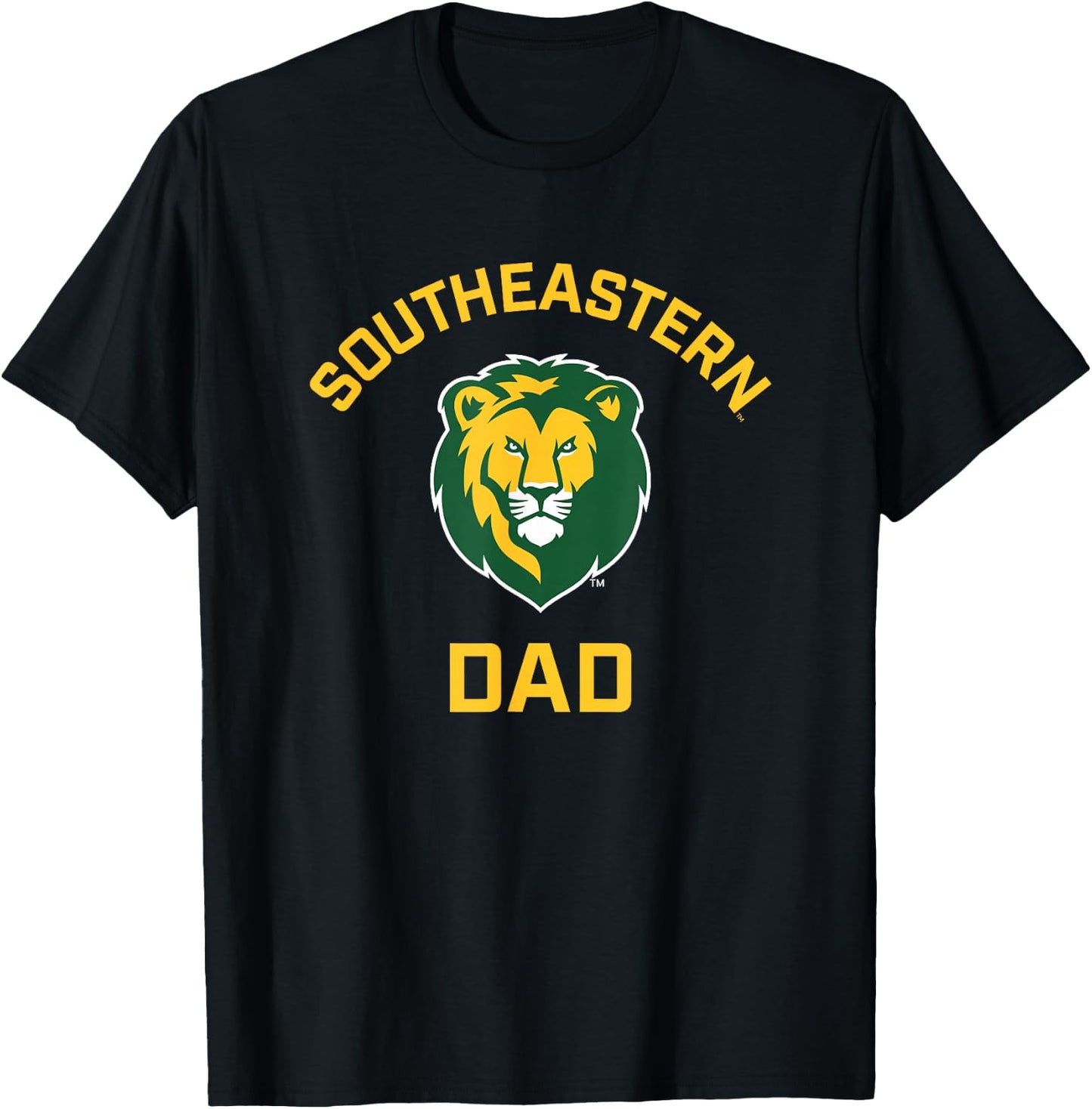 Southeastern Louisiana University Lions Arched Dad T-Shirt - T-Shirt | Black