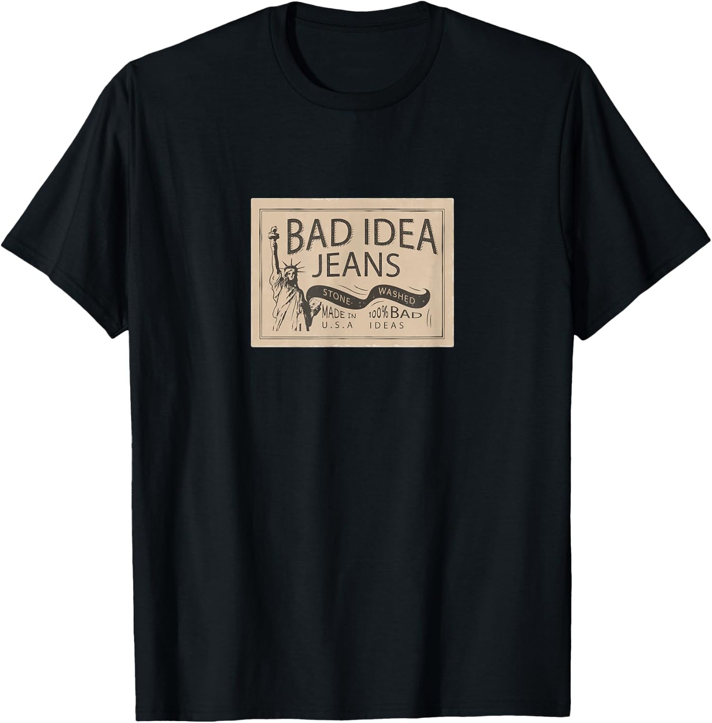 Bad Idea Jeans T-Shirt - T-Shirt | Black