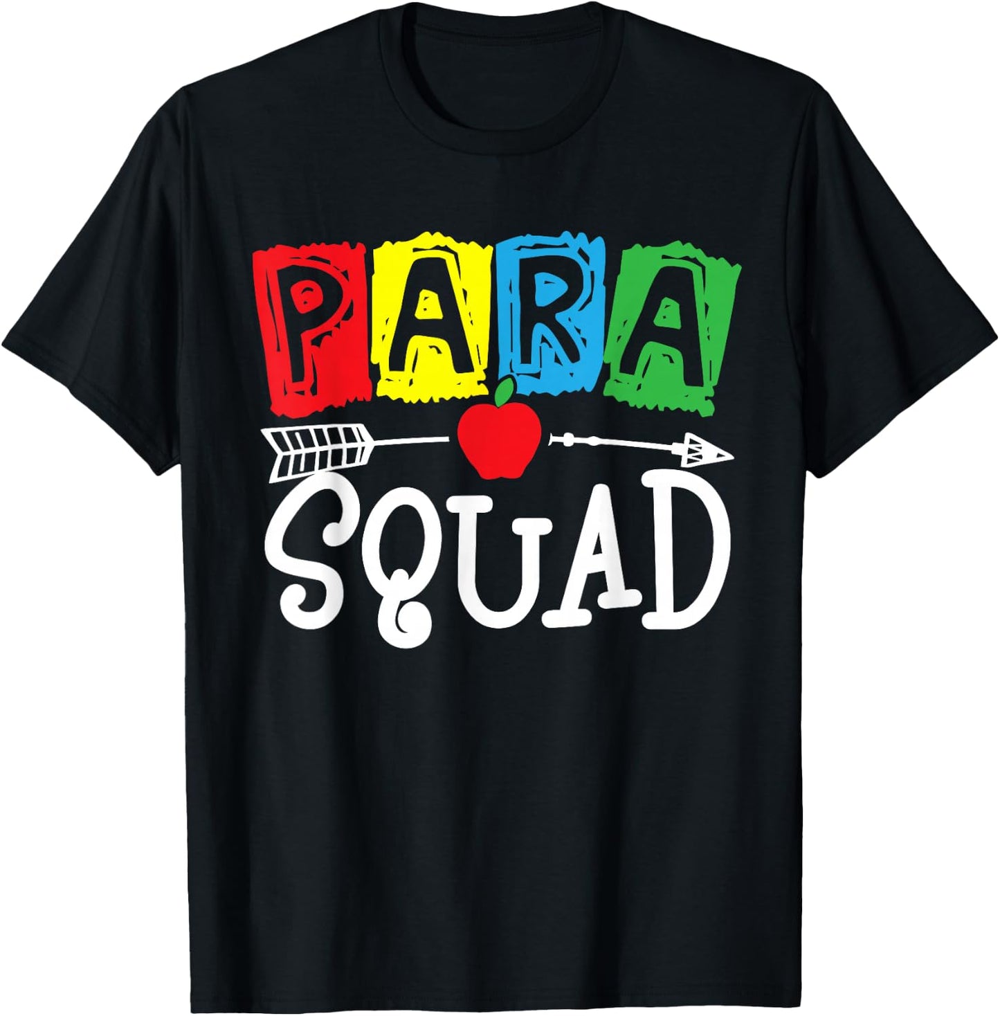 para Squad School Paraprofessional Team T-Shirt - T-Shirt | Black
