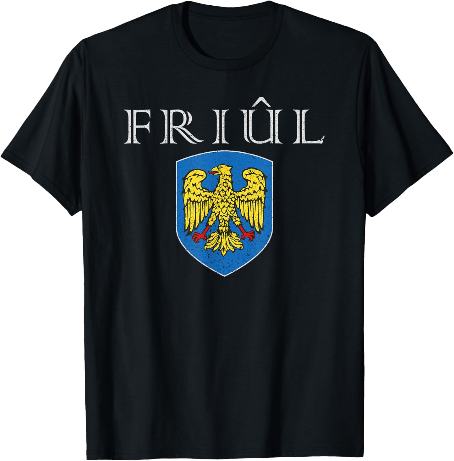 Friuli Italian region historical tourist souvenir ethnic T-Shirt - T-Shirt | Black