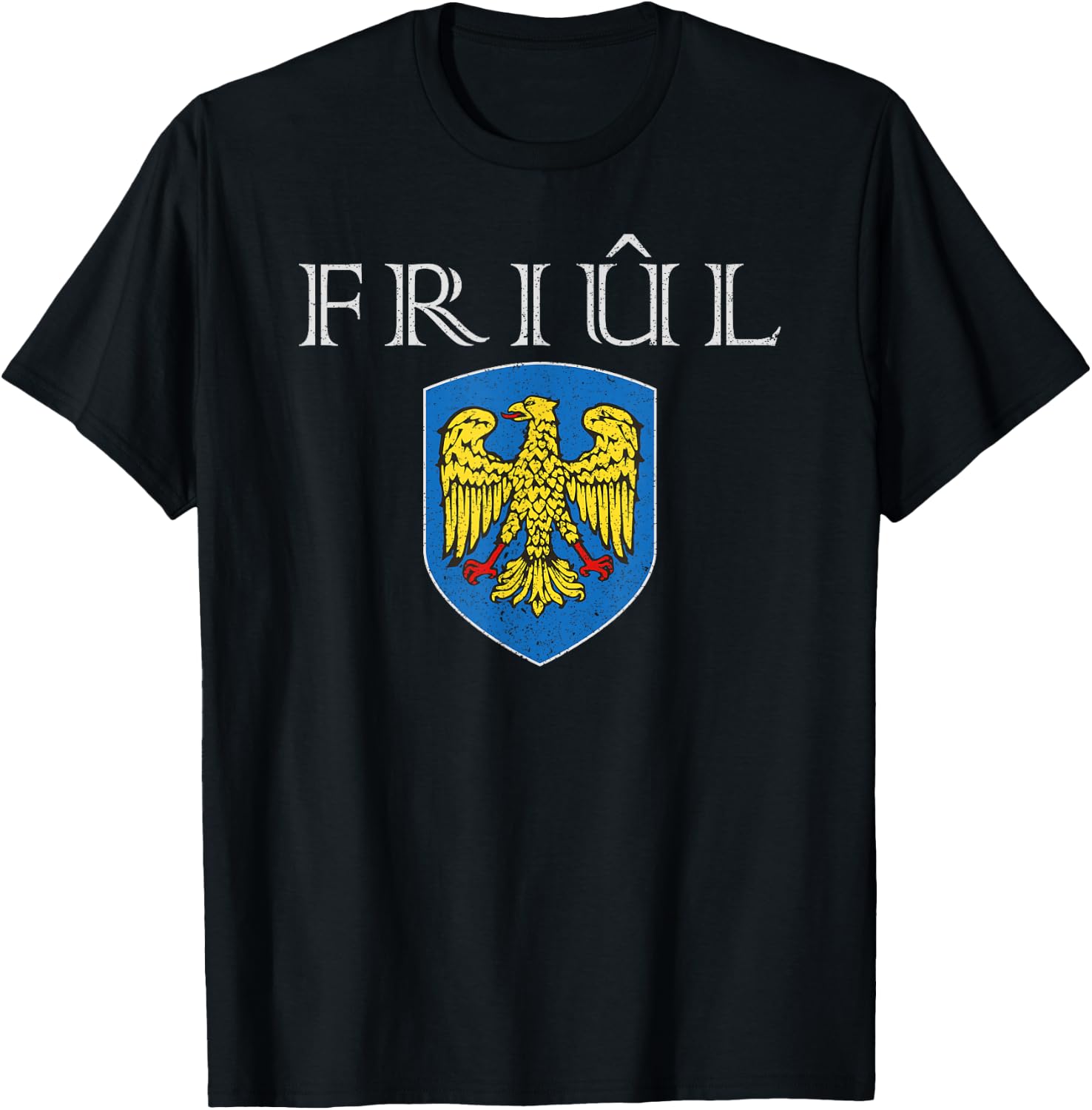 Friuli Italian region historical tourist souvenir ethnic T-Shirt - T-Shirt | Black