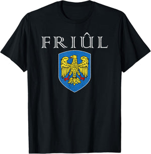 Friuli Italian region historical tourist souvenir ethnic T-Shirt - T-Shirt | Black