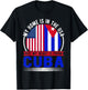 US Flag, USA & Cuba Roots, Cuban Flag T-Shirt - T-Shirt | Black