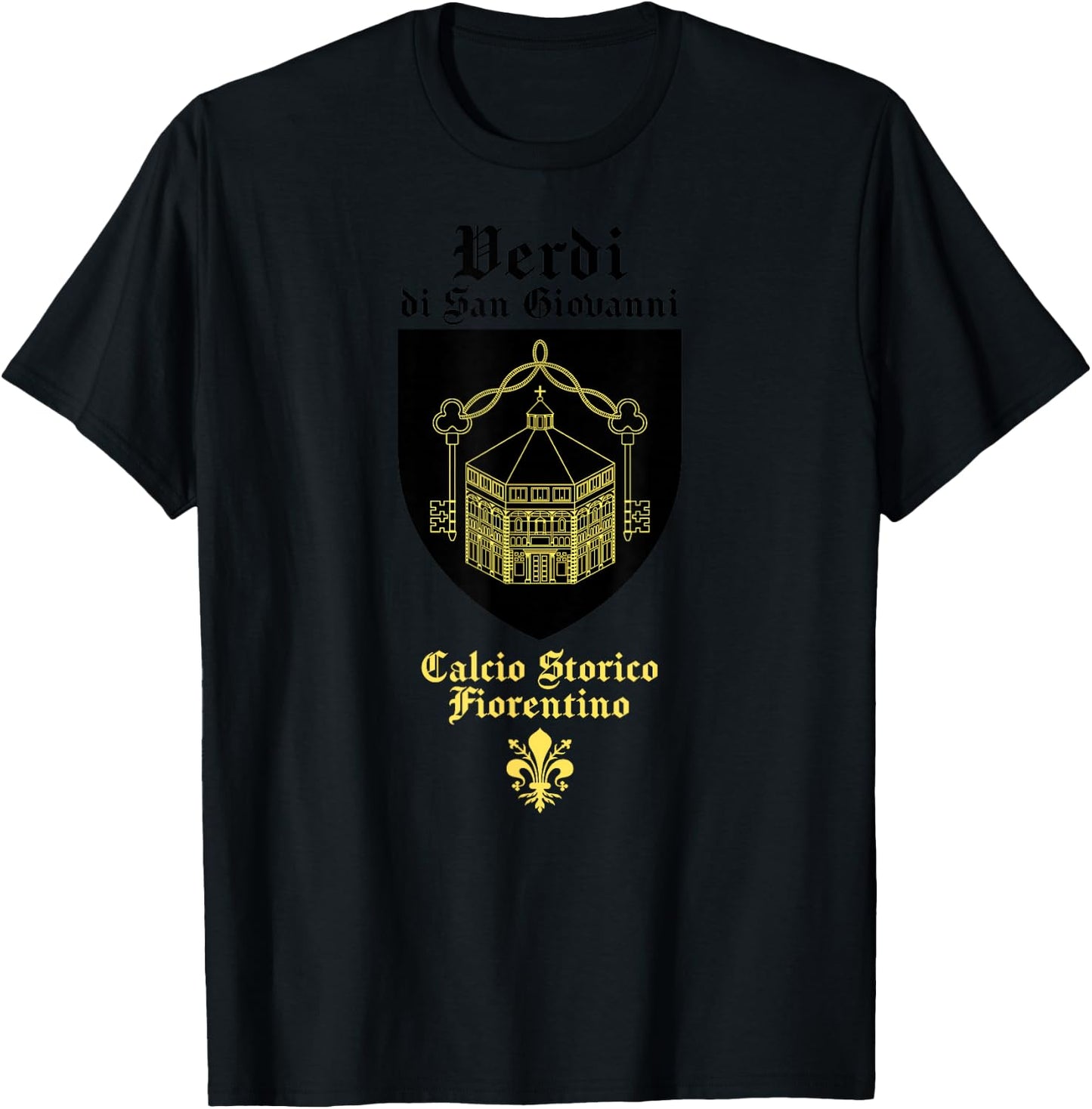 historic Florentine football - Fútbol histórico florentino T-Shirt - T-Shirt | Black