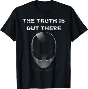 The Truth Is Out There T Shirt Alien UFO Lover Gifts Shirts T-Shirt - T-Shirt | Black