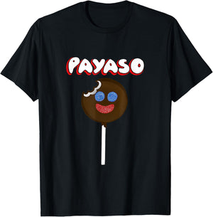 Funny Latinx Chocolate Marshmallow Candy Payaso T-Shirt - T-Shirt | Black