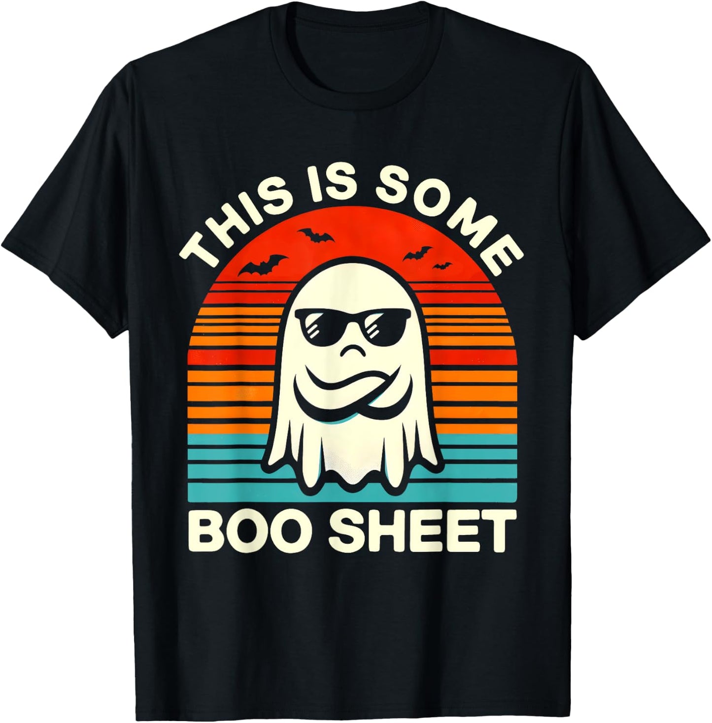 Funny Halloween Shirts Women This Is Some Boo Sheet T-Shirt - T-Shirt | Black