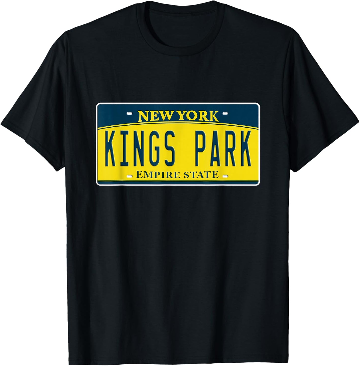 Kings Park Long Island NY New York Neighborhood Hometown T-Shirt - T-Shirt | Black