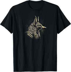 Anubis in Shadows T-Shirt - T-Shirt | Black