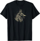 Anubis in Shadows T-Shirt - T-Shirt | Black