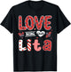 Cute I Love Being Called Lita Ladybug Happy Valentines Day T-Shirt - T-Shirt | Black