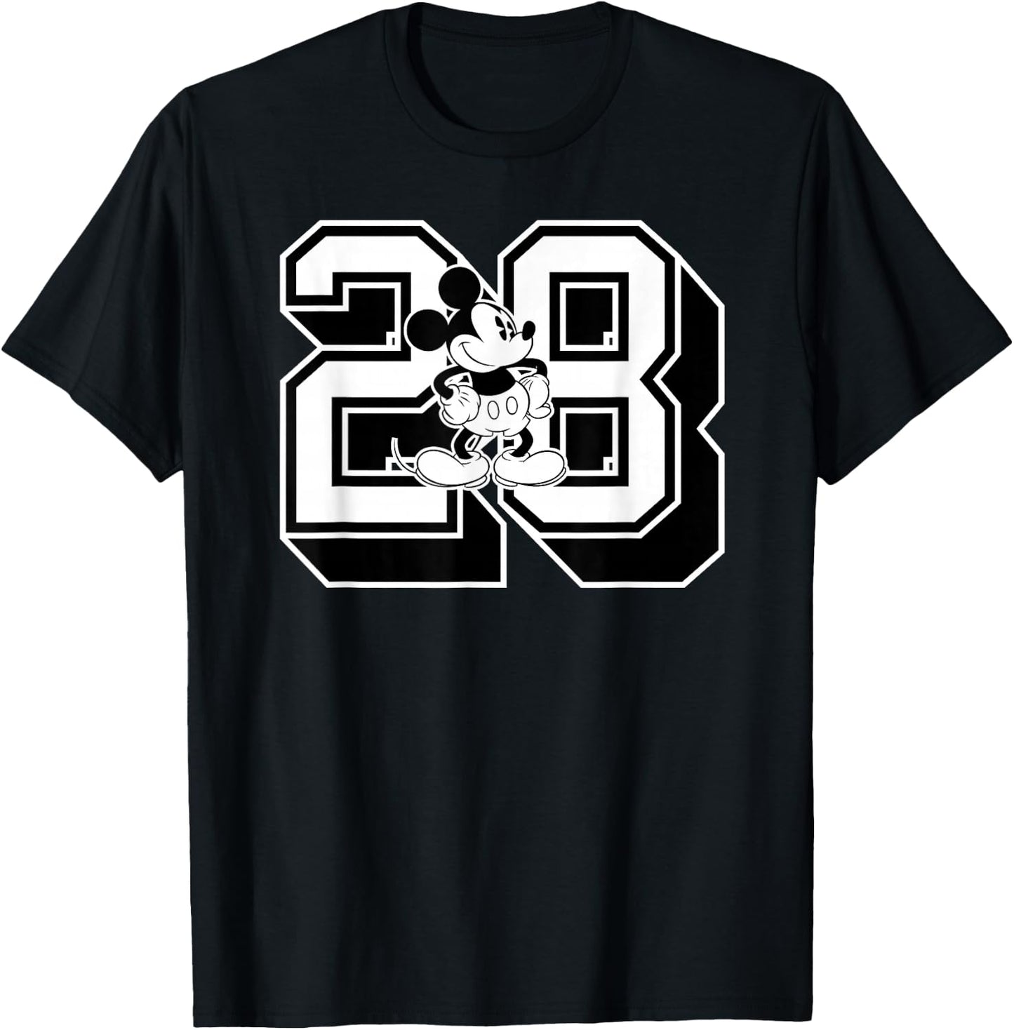 Mickey Mouse #28 T-Shirt - T-Shirt | Black