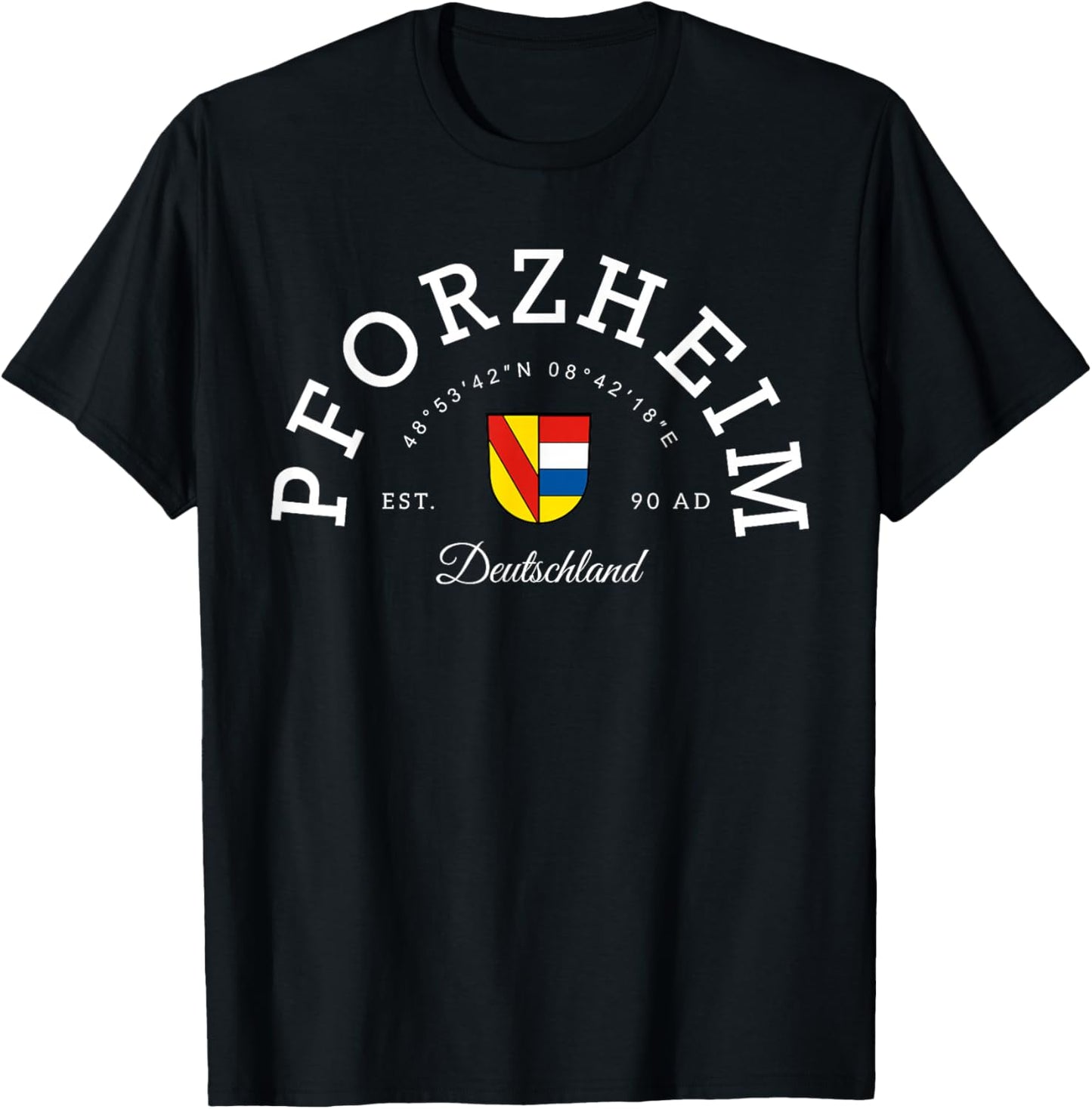 Pforzheim Germany, Pforzheim gift, Pforzheim trip, Germany T-Shirt - T-Shirt | Black