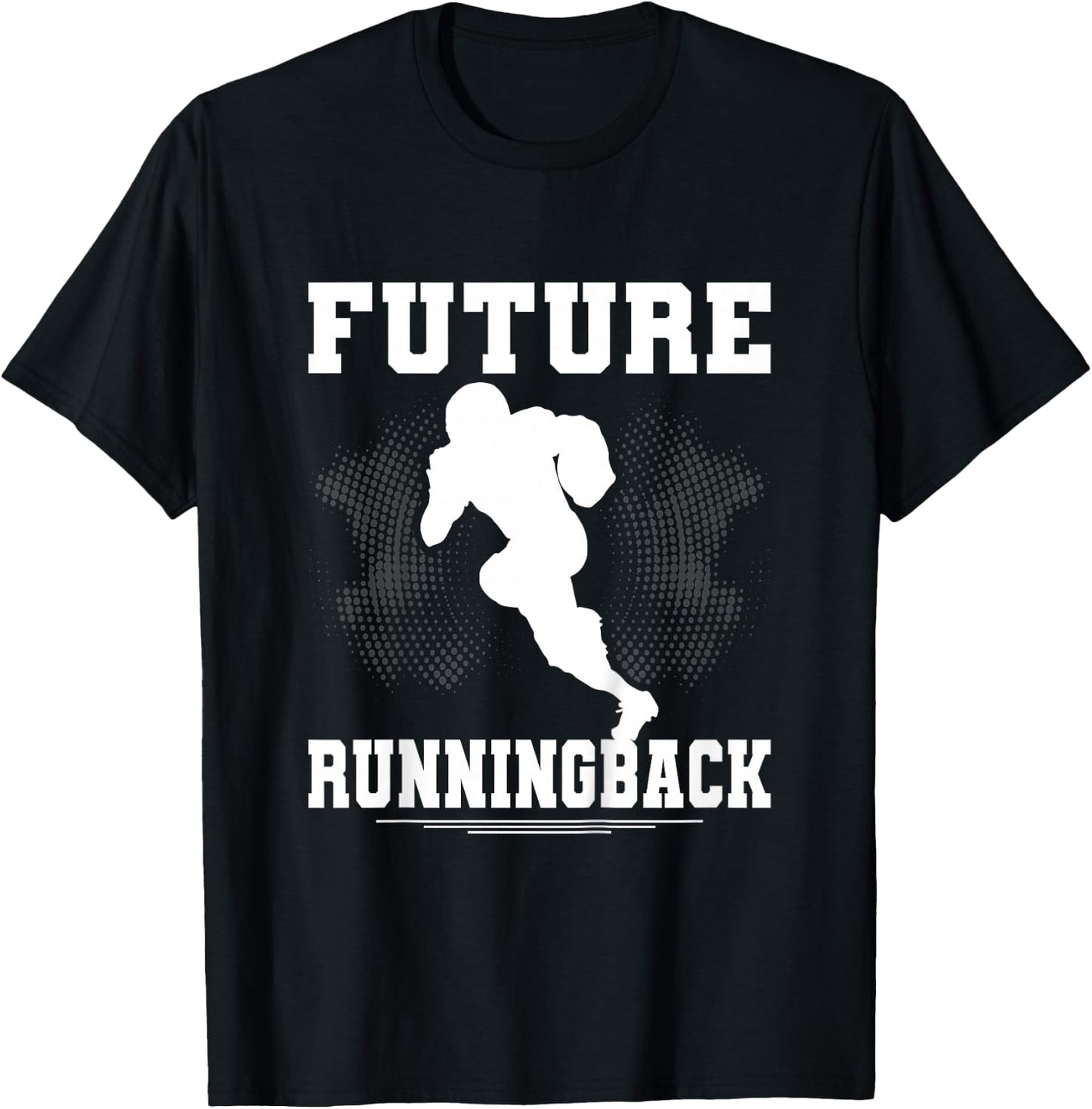 Kids Football Future Runningback Toddler Team Position T-Shirt - T-Shirt | Black