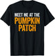 Meet Me At The Pumpkin Patch Shirt Men Women Kids Halloween T-Shirt - T-Shirt | Black