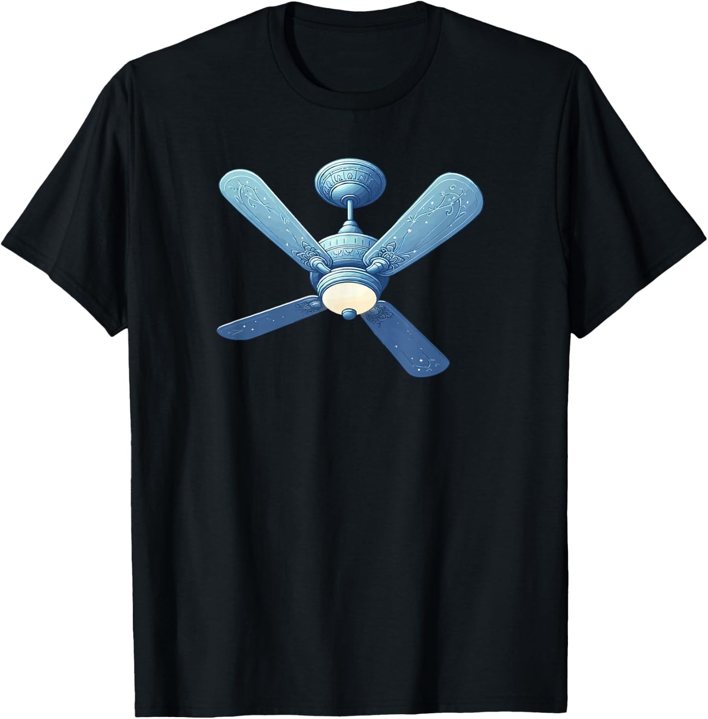 Ceiling Fan T-Shirt - T-Shirt | Black