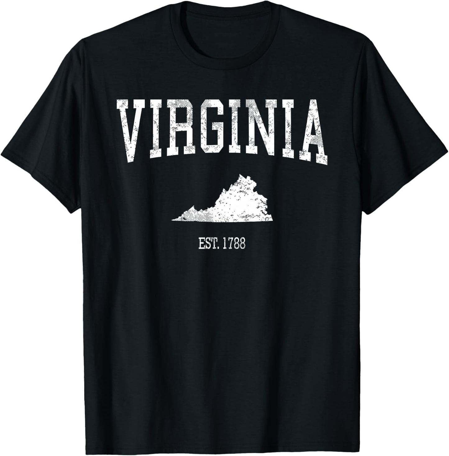 Virginia Vintage Sports Design VA T-Shirt - T-Shirt | Black