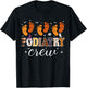 Podiatry Crew Footprint Podiatrist Pumpkin Ghost Halloween T-Shirt - T-Shirt | Black