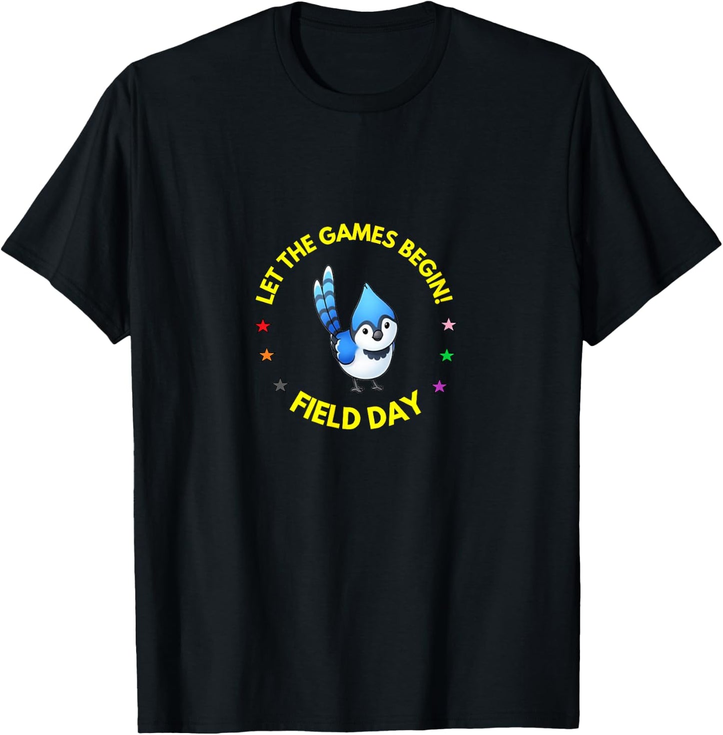Games begin Field Day Blue Jay T-Shirt - T-Shirt | Black
