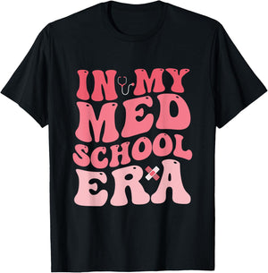 Groovy In My Med School Era Medical Student Nurse Nursing T-Shirt - T-Shirt | Black