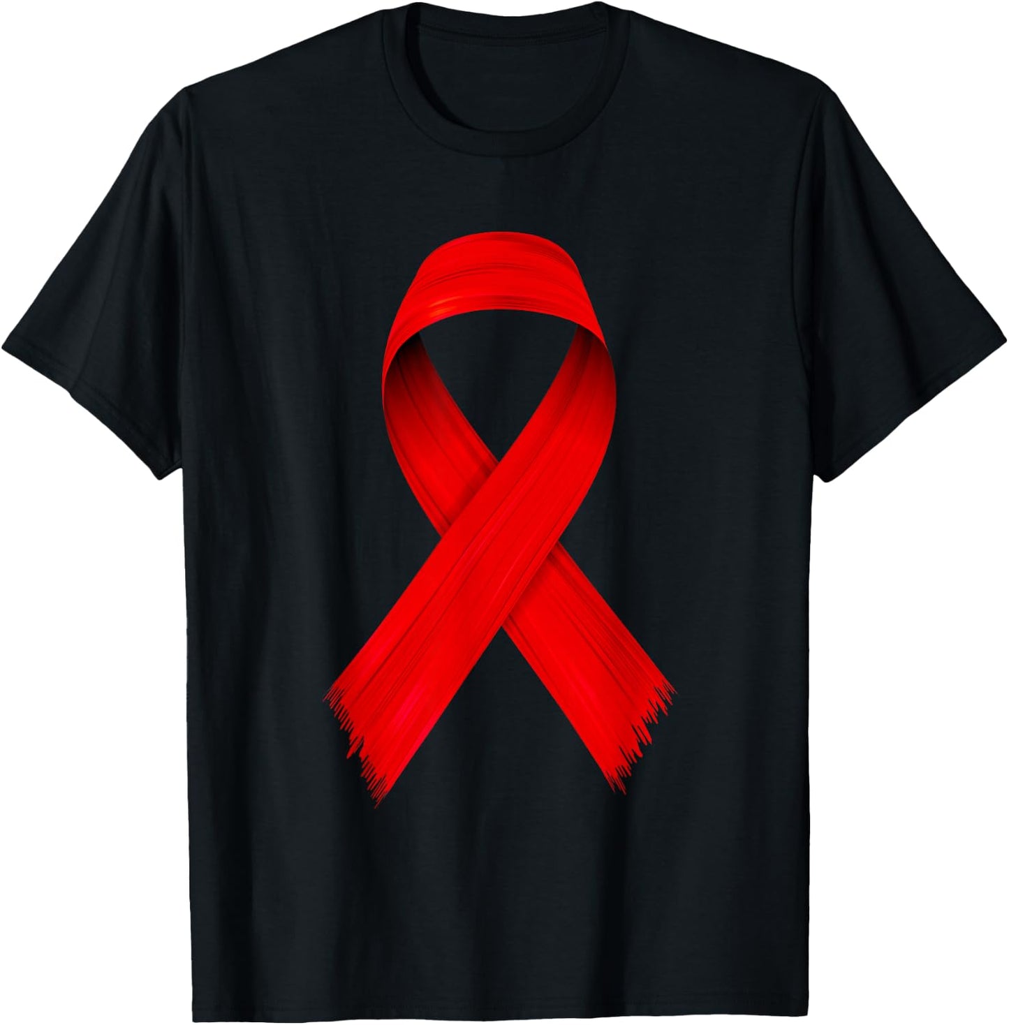 Blood Cancer HIV/AIDS Awareness Red Ribbon Week Awareness T-Shirt - T-Shirt | Black