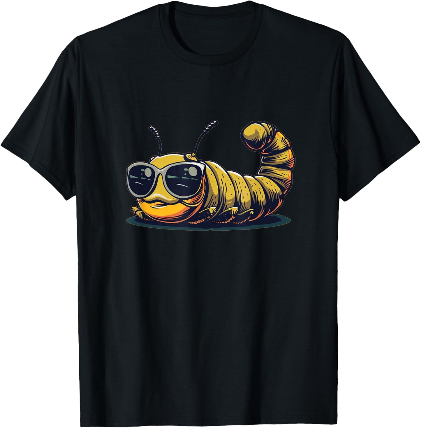 Nice Insect Costume with Sunglasses for Caterpillar Lovers T-Shirt - T-Shirt | Black