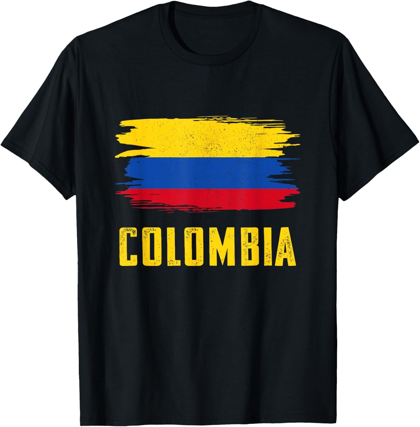 Colombia Columbian Flag Colombia T-Shirt - T-Shirt | Black