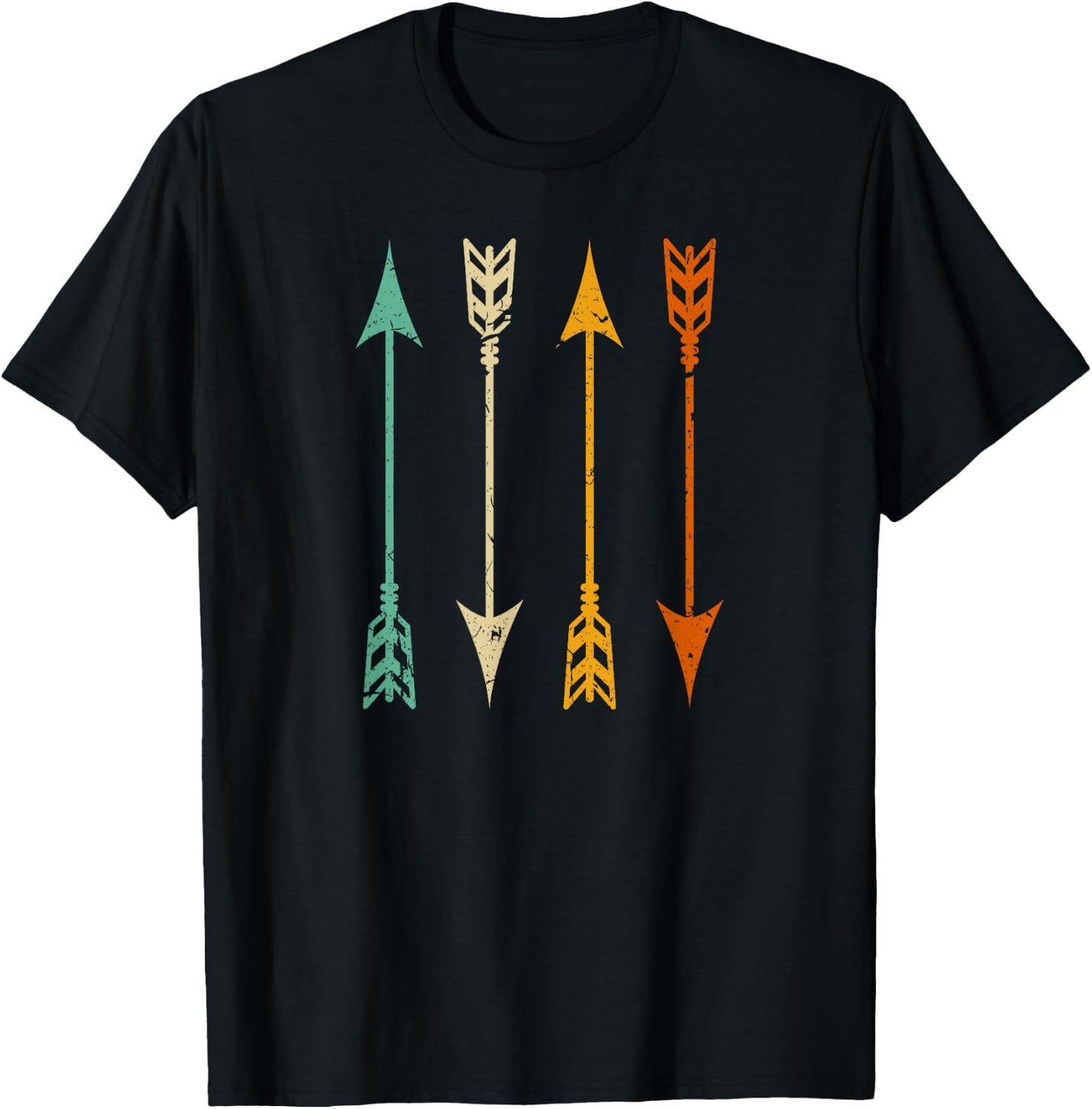 Vintage Archery Arrows for Archery Retro T-Shirt - T-Shirt | Black