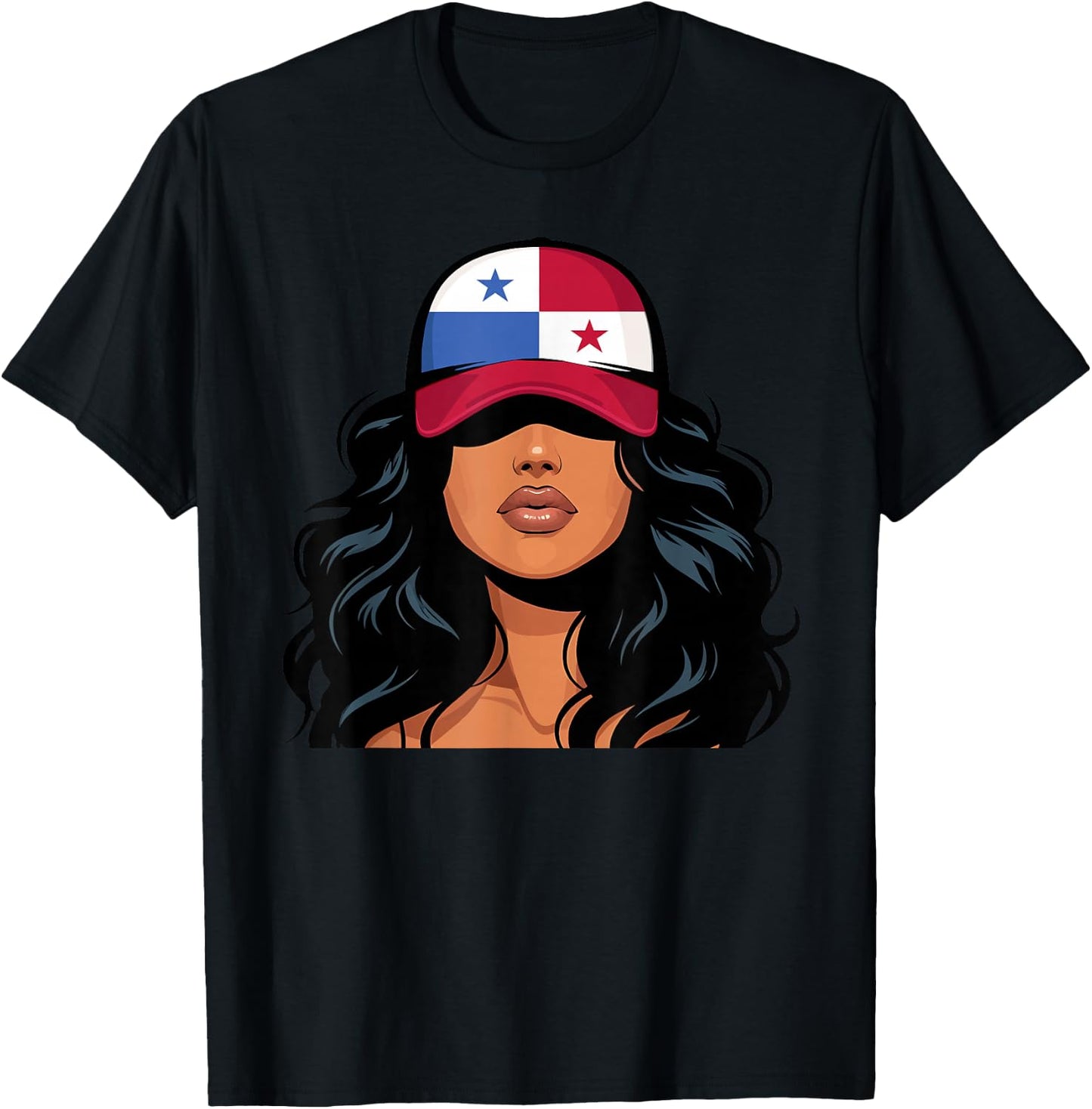 Panamanian Girls Panama Flag Proud Panameña Women T-Shirt - T-Shirt | Black