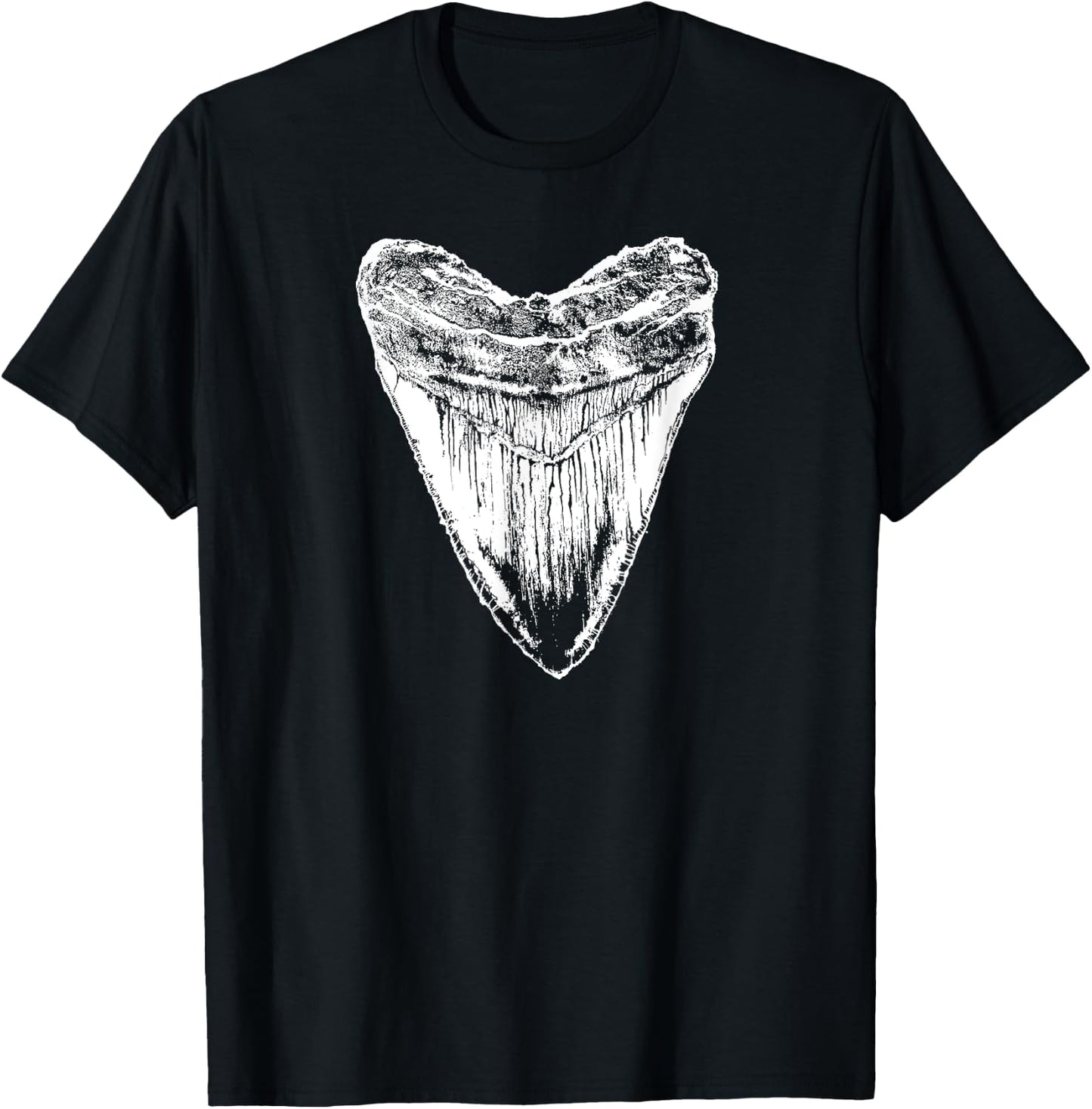 Fossil hunters Megalodon tooth T-Shirt - T-Shirt | Black
