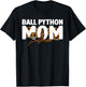 Cool Ball Python Mom Art Girls Snake Ball Python T-Shirt - T-Shirt | Black
