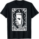 The Coffee Tarot Cards Skeleton Coffee Gifts Tarot Card T-Shirt - T-Shirt | Black