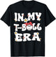In My Tball Era Retro Groovy T ball ball Kids Girl Boy T-Shirt - T-Shirt | Black