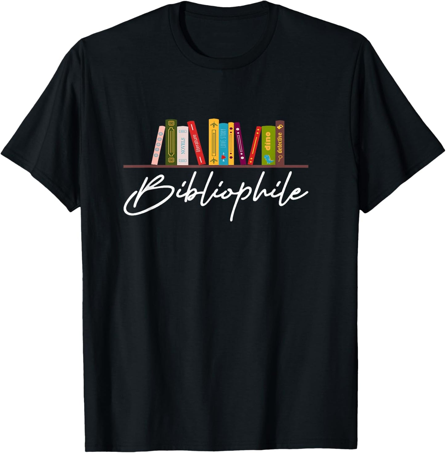 Bibliophile for Bookworms Teacher Men Women T-Shirt - T-Shirt | Black