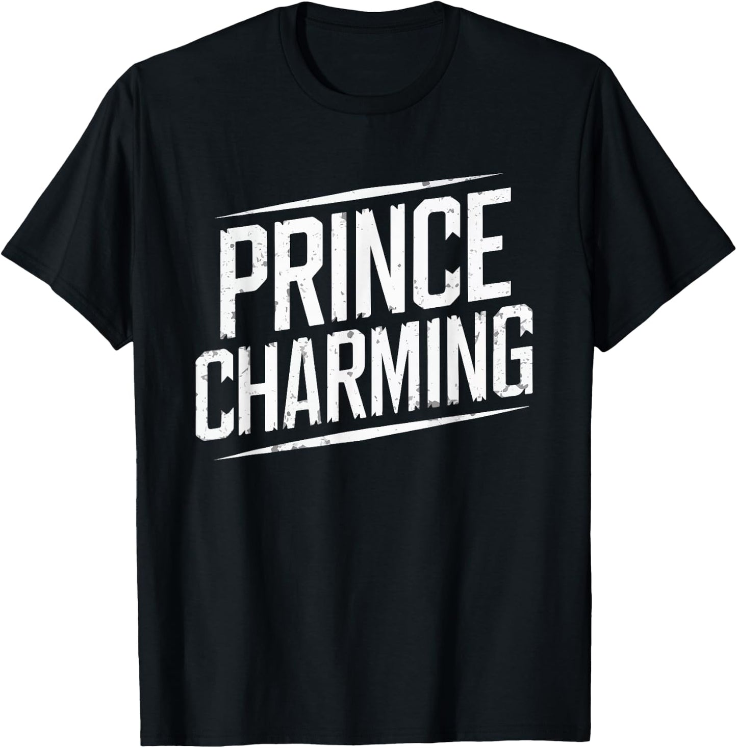Prince Charming Fairy Tale Funny Sarcastic Fairytale Costume T-Shirt - T-Shirt | Black
