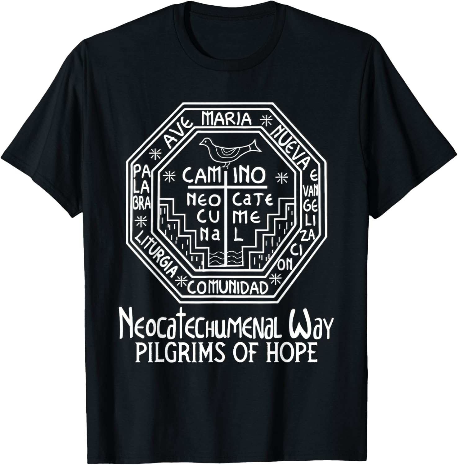 Neocatechumenal Way NCW Modern Catholic T-Shirt - T-Shirt | Black