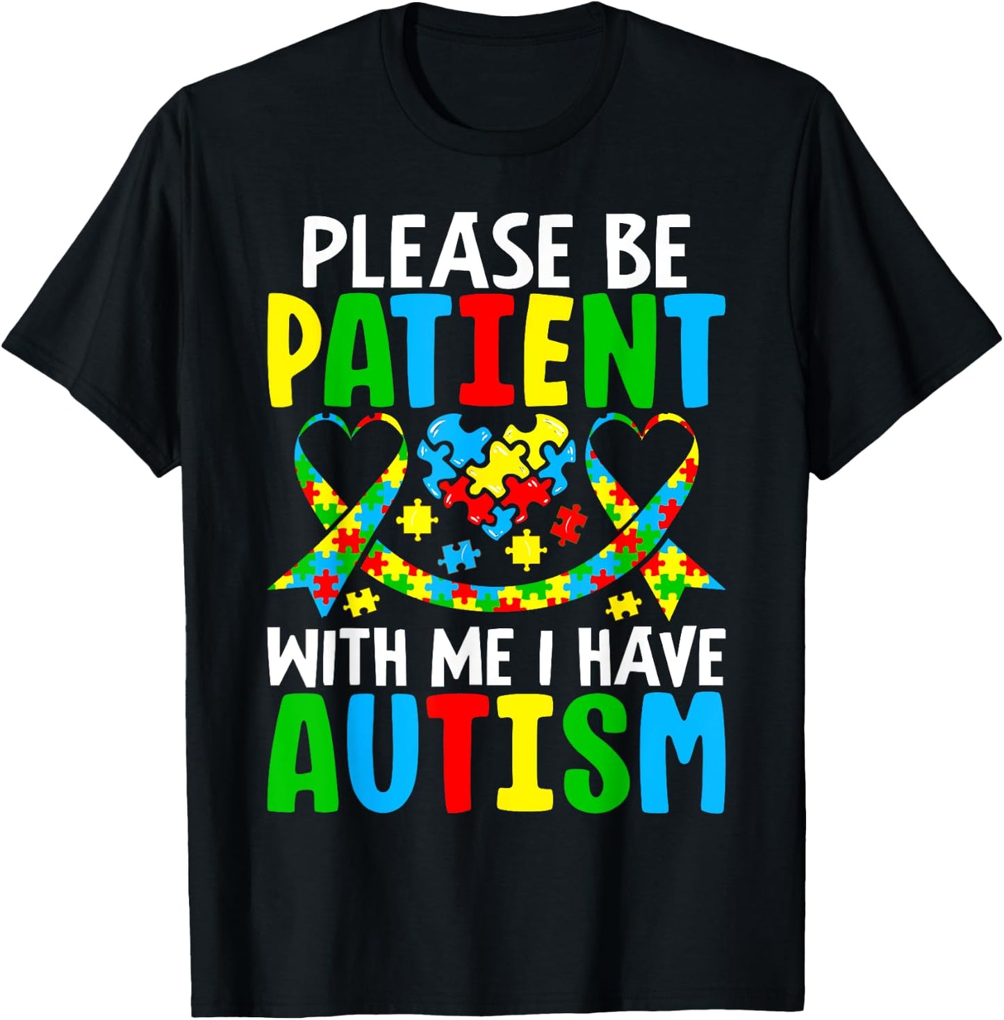 Autism Shirt Men Kids Autism Awareness I Have Autism Funny T-Shirt - T-Shirt | Black