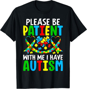 Autism Shirt Men Kids Autism Awareness I Have Autism Funny T-Shirt - T-Shirt | Black