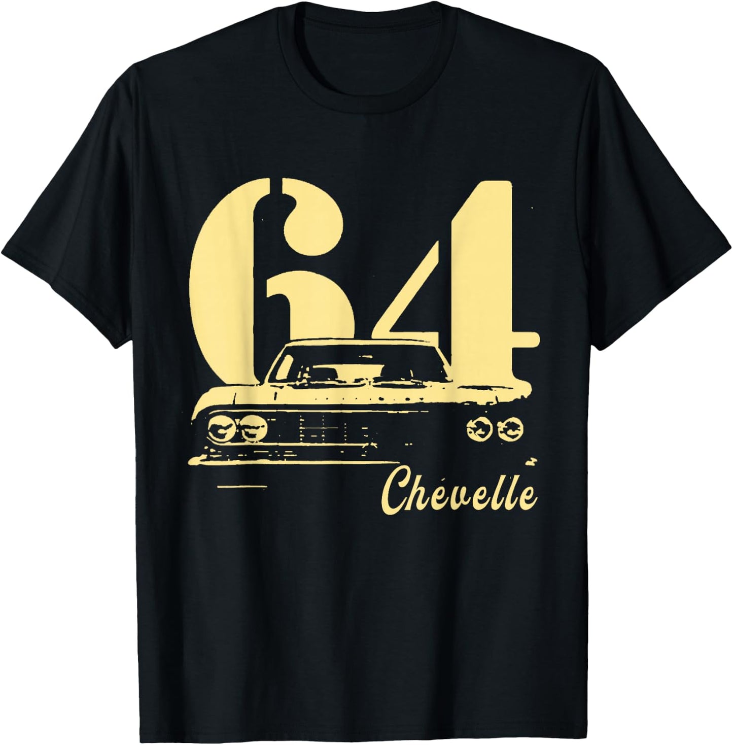 1964 64 Chevelle SS Trending Chevys Muscle Car T-Shirt - T-Shirt | Black