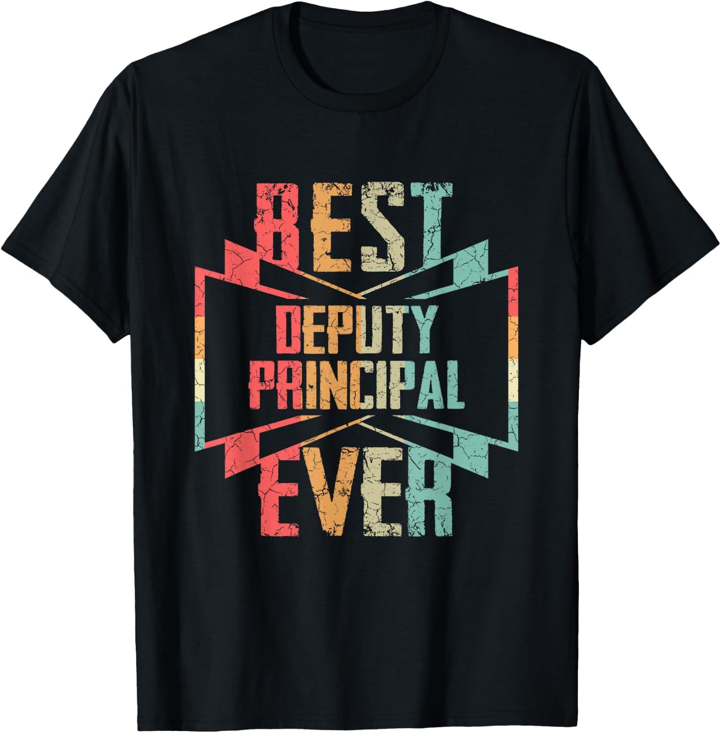Best Deputy Principal Ever Job Title T-Shirt - T-Shirt | Black