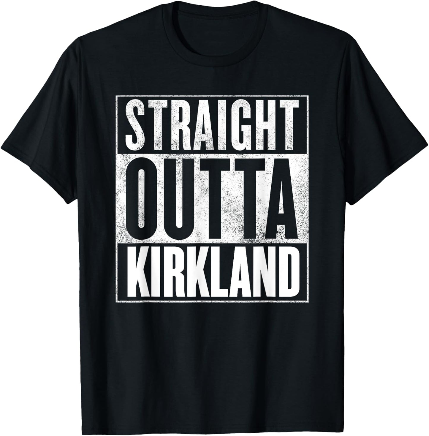 Kirkland - Retro Straight Outta Kirkland T-Shirt - T-Shirt | Black